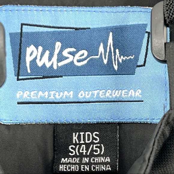 Pulse Premium Outerwear Girls' Zip Snow Bib - S (4-5) - Picture 4 of 6